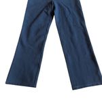 Quince Navy Blue Pull-On Cropped Length Pants Slacks Stretch Pointe Medium P Photo 3