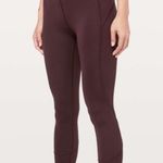 Lululemon In Movement 7/8 Tight *Everlux 25" Plum Shadow W5BPGS Photo 3