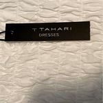T Tahari New Tahari Sleeveless Smocked Bodice Dress in White Size XSmall Photo 4