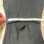 Wilfred Aritzia Free Knit Cut Out Mini Ribbed Dress Black Knit Women’s Small Photo 5