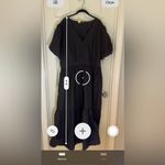 French Connection French Connection Women's Bubble Sleeve Poplin Maxi Dress Black XXL Photo 15