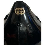 Gucci Colorblock White Suede Black Patent Peep Toe Stiletto Pumps Sz 9B Photo 6