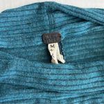 We The Free  Women’s Teal Lover Rib Split Back‎ Long Sleeve Top Medium Photo 7