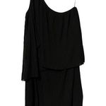 Michael Kors pleated layered one-shoulder dress—large Photo 0