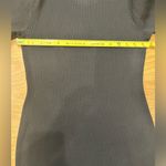 COS  Bodycon Black Ribbed Mock Neck Dress Photo 4