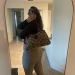 Coach Vintage Soho Signature Carryall Tan and Patent Cherry Red Purse Bag 🍒 Photo 3