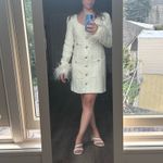 Line and Dot Revolve Mini Dress White Photo 1