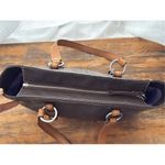 Coach Y2K Vintage 00857 Brown Pebble Leather Buckle Shoulder Tote Bag Purse Photo 8