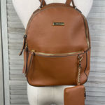 ALDO Vegan Leather Backpack with Removable Coin Pouch Tan-OS Photo 0