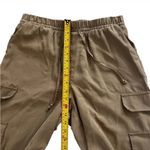 A New Day  Women's High Rise Wide Leg Cargo Pants M Tan Corpcore Business Casual Photo 5