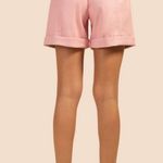 Trina Turk ππ Baristo Short ~ Leatherette Desert Rose Pink 10 NWT Photo 2