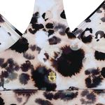 Spiritual Gangster Studio Eco Jersey T-Back Leopard Print Sports Bra Small NWT Photo 3