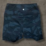 Yogalicious Navy Blue / Black Camo Biker Shorts Photo 2
