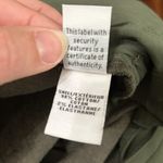 Diane Von Furstenberg  Textured Straight Leg Dress Pant in Olive Designer Size 8 Photo 4