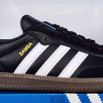 Adidas Women's size 6/Men's size 5 (UK 4.5)  Samba Black white gum Photo 0