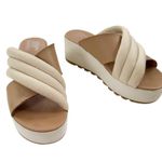 Sorel Women's Cameron Flatform Puff Mule Beige Cream Size 9.5 Photo 0