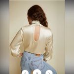 Nation Ltd New with Tags  Anne Feminine Turtleneck in White Chocolate Sz M Photo 1