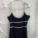 Boutique Europa women's black textured knit cotton stretch wide leg jumpsuit 18 Photo 1