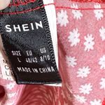 SheIn Red Floral Sundress Spaghetti Strap Lightweight Midi Dress Large Feminine Boho Photo 3