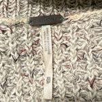 Free People  Chunky Cowl-Neck Sweater – Marled Taupe, High-Low Hem, Size XS Photo 4