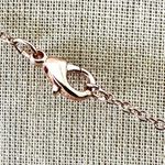 Coppertone triangle rhinestone pendant necklace Photo 6