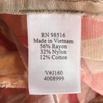 Coldwater Creek Classic Semi-Sheer Stained Glass Print Blazer Size 1X Photo 6