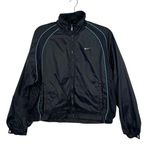 Nike Vintage  Women’s M Full Zip-Embroidered Swoosh Nylon Windbreaker 90’s Jacket Photo 0