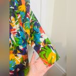 Oscar de la Renta Vintage Swimwear Tropical Floral Cover Up Size Medium 80’s Photo 11