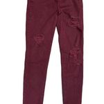 American Eagle Outfitters Maroon Skinny Jeans 🔥HOST PICK🔥 Red Size 4 Photo 0