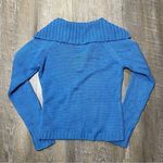 Energie Vintage Y2k Light Blue Knit Collared Henley Sweater Womens Medium/Large Photo 4