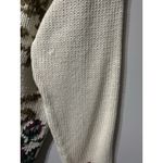 Vintage Floral Sweater Womens Medium Roses Vneck Cottage Core Teacher Heavy Knit Photo 3