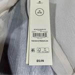 No Boundaries  Ivory Ruffle Tie-Front Crop Top  Blouse; Medium, NEW Photo 5