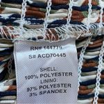 ACOA Puff Sleeve Mini Dress NEW Stretch Earth Tones Party Multiple Photo 9