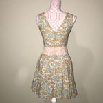 Top Shop Scoop neck floral button back dress Photo 1