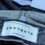 NEW Slvrlake Women’s Tyler Straight Leg Organic Cotton Jeans size 29 Dark Grey Gray Photo 4