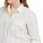 Style & Co . Womens‎ Plus Size Striped Shirt, Rainbow, 3X Photo 0