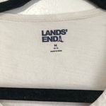 Lands End Womens Rainbow Tie Dye Cotton Jersey Swim Cover SIZE M Medium Pride Blue Photo 4