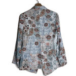 Chico's  Blazer Womens 0 4/6 Multicolor Paisley Lyocell Lined Printed Pockets Photo 8