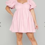 Showpo Vashti Mini Dress Puff Sleeve Sweetheart Dress Pink Size 8 Photo 14
