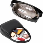 Shoulder Bags for Women, Cute Hobo Tote Handbag Mini Clutch Purse with Zipper Closure (White) Photo 4