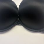 Victoria's Secret  Bombshell Plunge Super Push-up Bra Size 34DD Black Satin NEW Photo 1