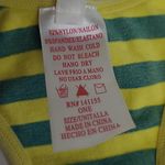 XINKI ONE SIZE YELLOW BLUE NEON COMPRESSION STYLE WORKOUT TANK TOP Photo 5