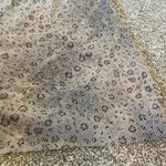 frame denim FRAME Womens Beige Grey Animal Print Satin Adjustable Top Size XL Photo 1