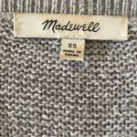 Madewell  Crewneck Gray Cotton Viscose Long Sleeves Cozy Sweater SZ XS Photo 5