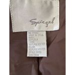 Spiegel  Women's Plus Size 24‎ Quilted Brown Mid-Length Jacket Photo 2