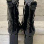 Good American NWB Square Toe Patent Leather Boots in Black #GA165P-X Photo 4