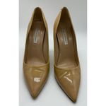 Diane Von Furstenberg DVF  Bang Nude Patent Pumps 4" Heels Business‎ Size 8.5B Photo 7