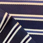 Diane Von Furstenberg Diane Von Furstenburg Blue Striped Twill Wide-leg Pants Photo 7