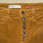 Pilcro  Anthropologie Women‎ Pants 28 High Rise Skinny Gold Corduroy Casual Photo 1