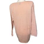 Kathie Lee Collection Vintage Knit Soft Pink Sweater L Cotton Photo 2